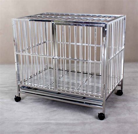 stainless steel dog cage